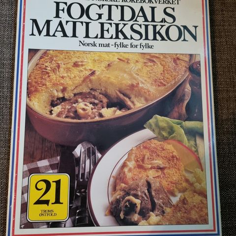 Fogtdals matleksikon- norsk mat - fylke til fylke
