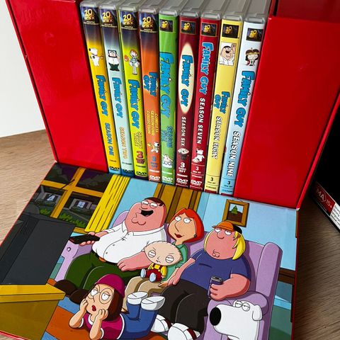 Fanily Guy DVD Box-set sesong 1-9