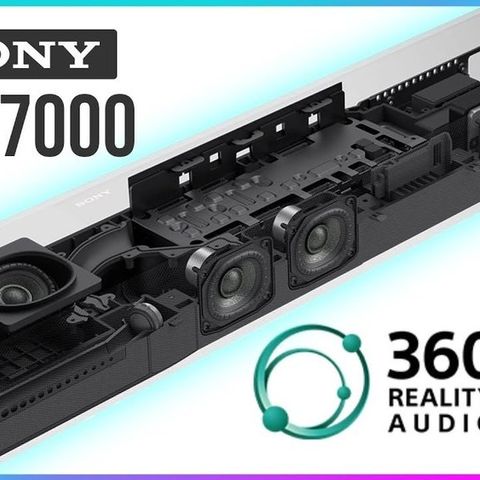Sony A7000 7.1.2-kanals Dolby Atmos lydplanke m/u subwoofer/bakhøytallere