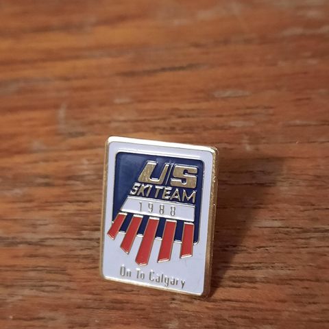 US ski team 1988 - On to Calgary pins