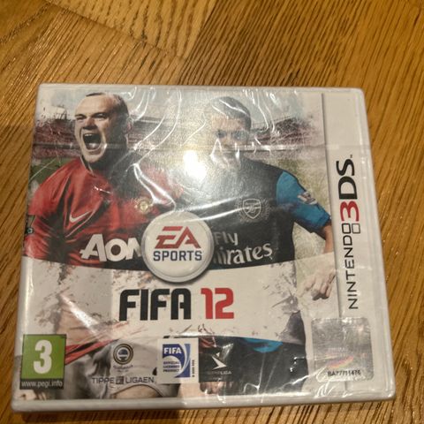 Nintendo DS3 spill - FIFA 12 ubrukt