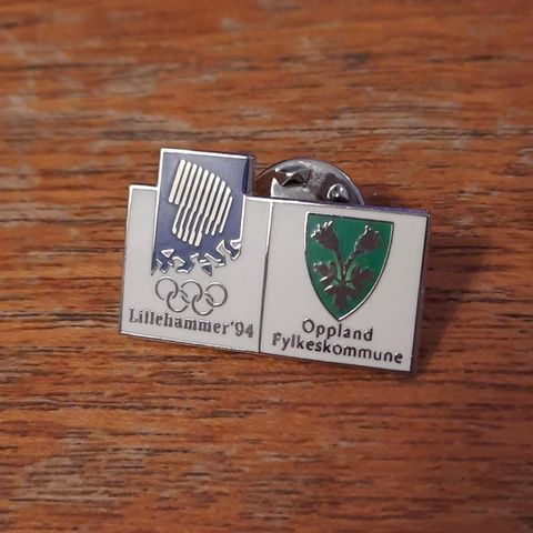 Oppland fylkeskommune Lillehammer OL 1994 pins