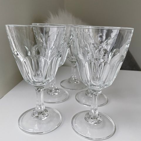 Retro/vintage glass fra Arcoroc France (5 stk)