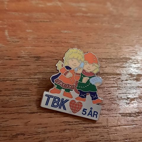 TBK 5 år maskotter Lillehammer OL 1994 pins