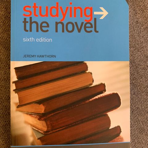 Jeremy Hawthorn: Studying -> the novel