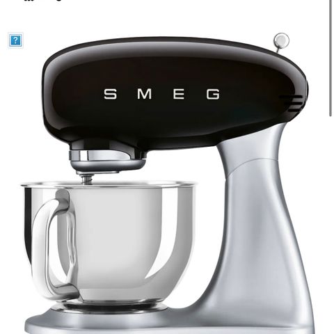 Smeg kjøkkenmaskin svart