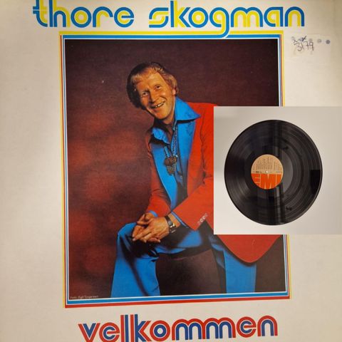 VINTAGE/RETRO LP-VINYL "THORE SKOGMAN/VELKOMMEN 1979"