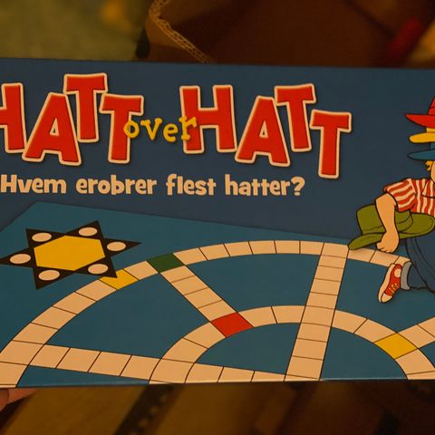 Brettspill «Hatt over hatt» ubrukt