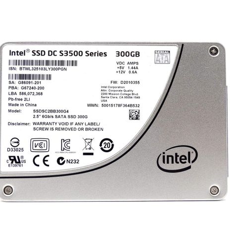 Intel SSD DC S3500 300GB  SATA3