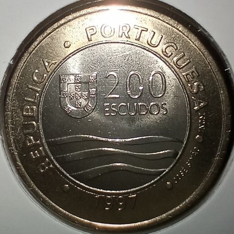 Portugal 200 escudos 1997 EXPO'98 UNC NY PRIS