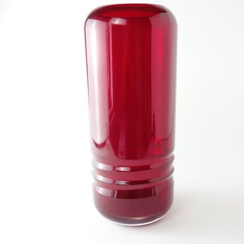 Rosenthal Nendoo glassvase, rød