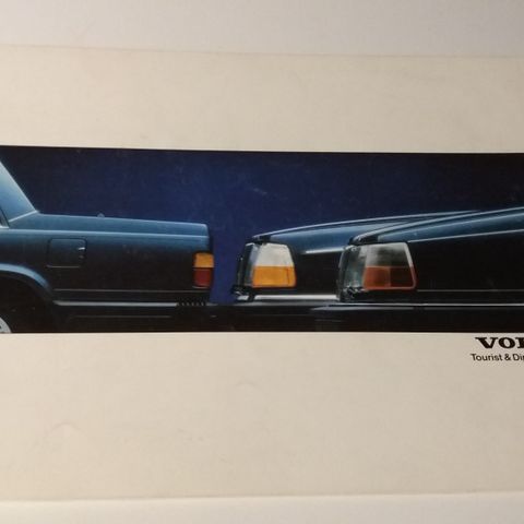 1989 VOLVO UK modellprogram -brosjyre.