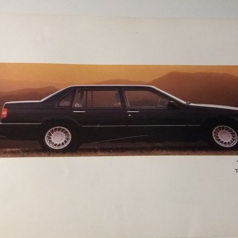 1991 VOLVO UK modellene -brosjyre.