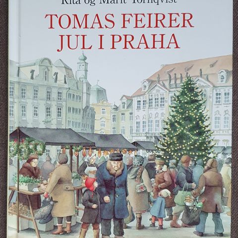 Barnebok 1991 "Tomas feirer jul i Praha" 💥 Kjøp 3for2 !