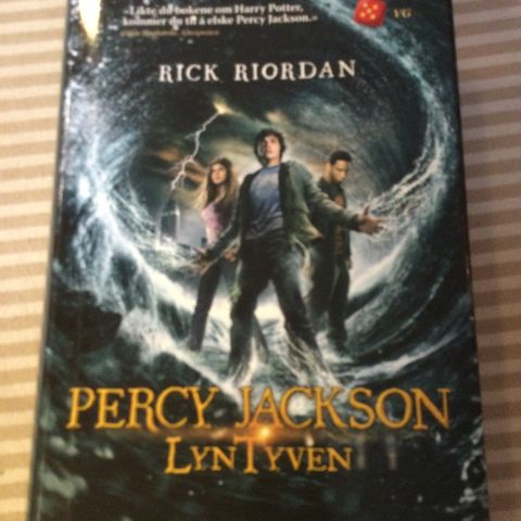 Percy Jackson, Lyn tyven, innbundet