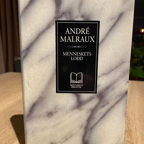 📚 André Malraux - Menneskets lodd 📚