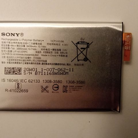 Sony Xperia XA2 Ultra/XA1 Plus Batteri - Original