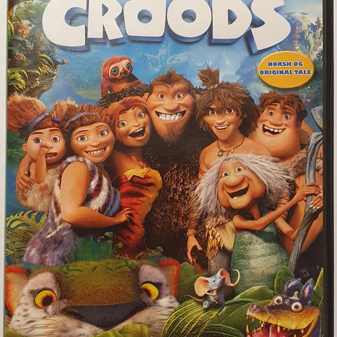 DVD "The Croods" 2013 💥 Kjøp 4for100,-