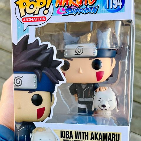 Funko Pop! Kiba With Akamaru | Naruto Shippuden (1194)