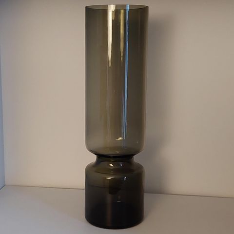 Vase brun-grå 26 cm