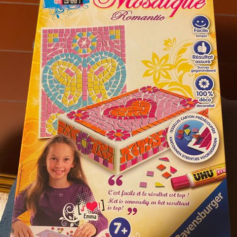 Uåpnet mosaikksett fra Ravensburger