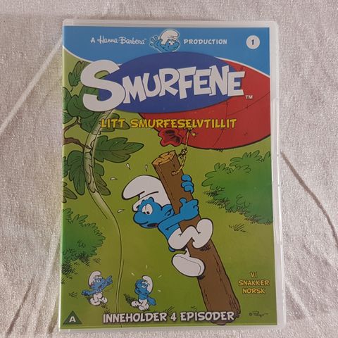 Smurfene Litt Smurfeselvtillit DVD