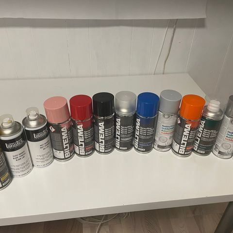 Maling Farge sprayer og mer