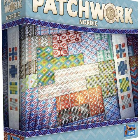 Patchwork Nordic brettspill, ny og plastforseglet