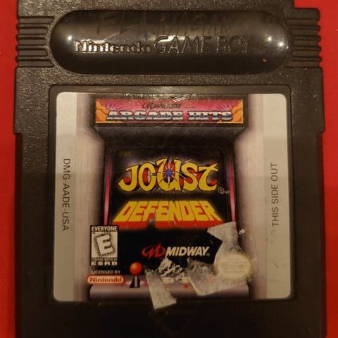 Joust defender til Nintendo gameboy.