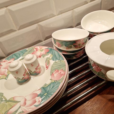 6 skåler SOLGT - JADE Villeroy & Boch Servise