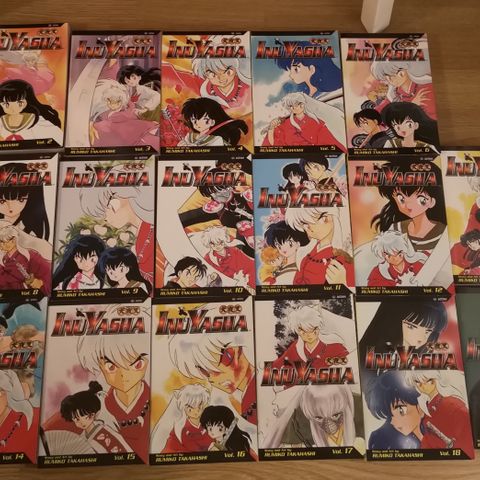 Inuyasha vintage manga engelsk