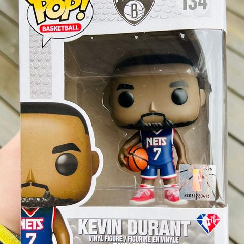 Funko Pop! Kevin Durant (Blue) | Brooklyn Nets | NBA (134)