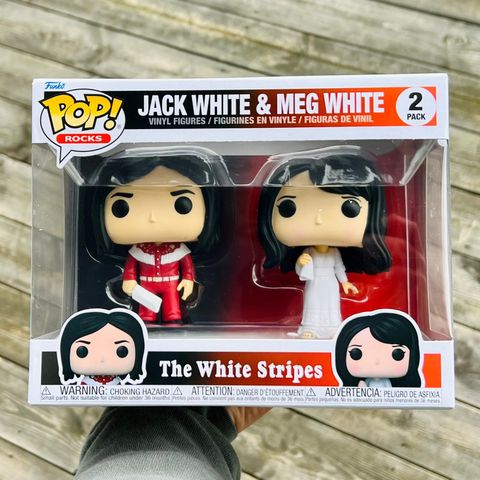 Funko Pop! Rocks: Jack White & Meg White - The White Stripes (2-Pack)