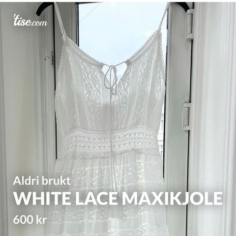 White Lace Maxikjole