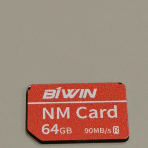 NM minnekort BIWIN 64GB 90MB/s R til Huawei