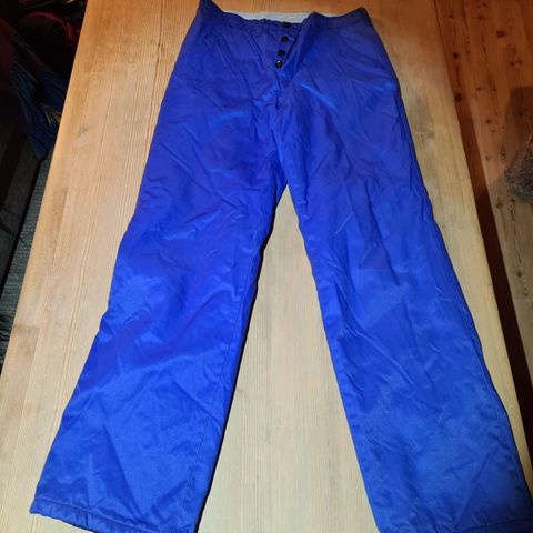 Retro Djupvik Arbeidsklær, blå vattert bukse, str. 48 / medium