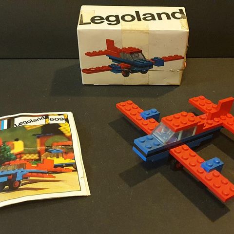 Lego sett nr 609.   Småfly.