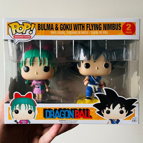 Funko Pop! Bulma and Goku with Flying Nimbus (2-Pack) | DragonBall Z