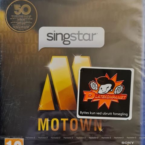 Ny i plast Singstar: Motown Playstation 2