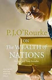 P. J. O. Rourke sin bok The wealth of nations til salgs.