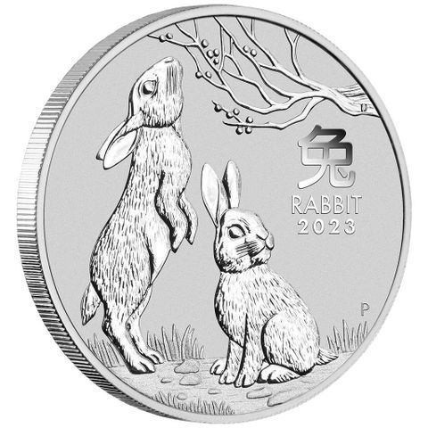 Australia 2023 YEAR OF THE RABBIT - 2 OZ LUNAR SERIES III. - 4. UTGAVE