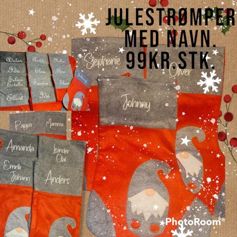 Personlig julestrømpe