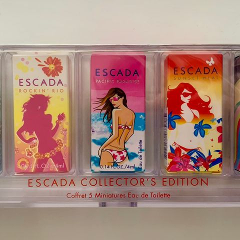 FORSEGLET Escada Collector's Edition fra 2008 (5x 4ml EdT)