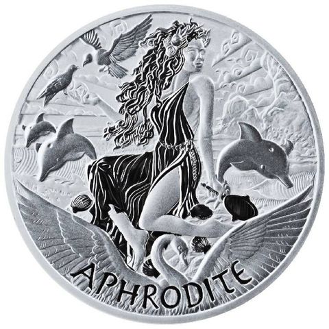 2022 Tuvalu 1 oz Sølv Gods of Olympus – Aphrodite