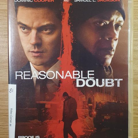 Reasonable Doubt (2013) DVD Film