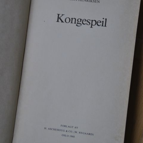 Kongespeil. Vera Henriksen