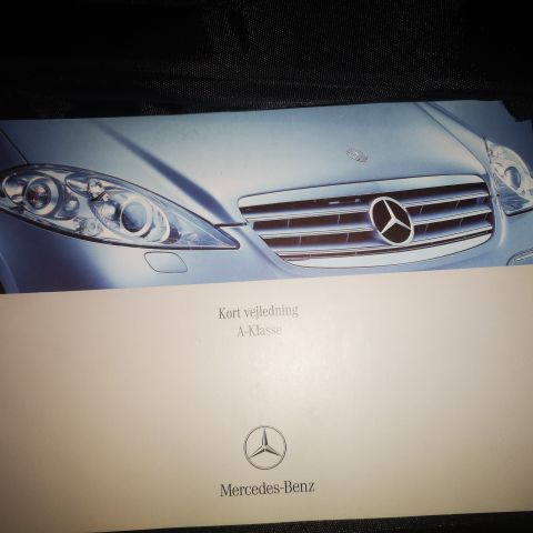 Mercedes Benz A-klasse veiledningsbok/manual