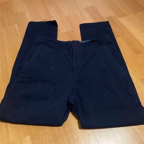 H&M mørk blå chinos 170cm