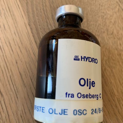 Første olje fra Oseberg C