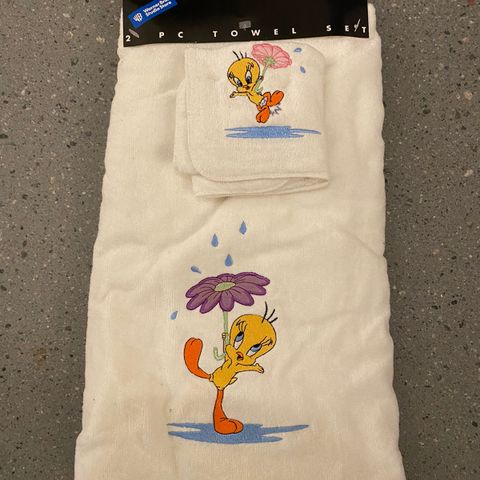 Disney Tweety/pip håndkle og klut